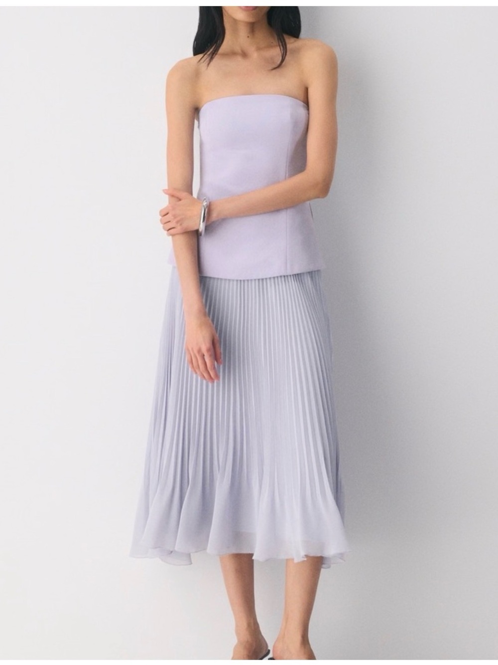 Wilfred Pleated Skirt Lilac